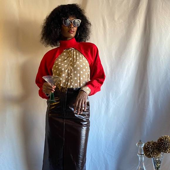 Half Red Zara cardigan - Picture 5 of 5